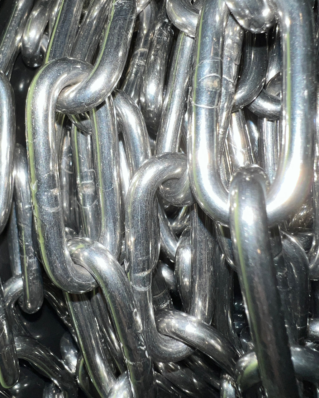 STAINLESS STEEL STRAIGHT LINK CHAIN NECKLACE