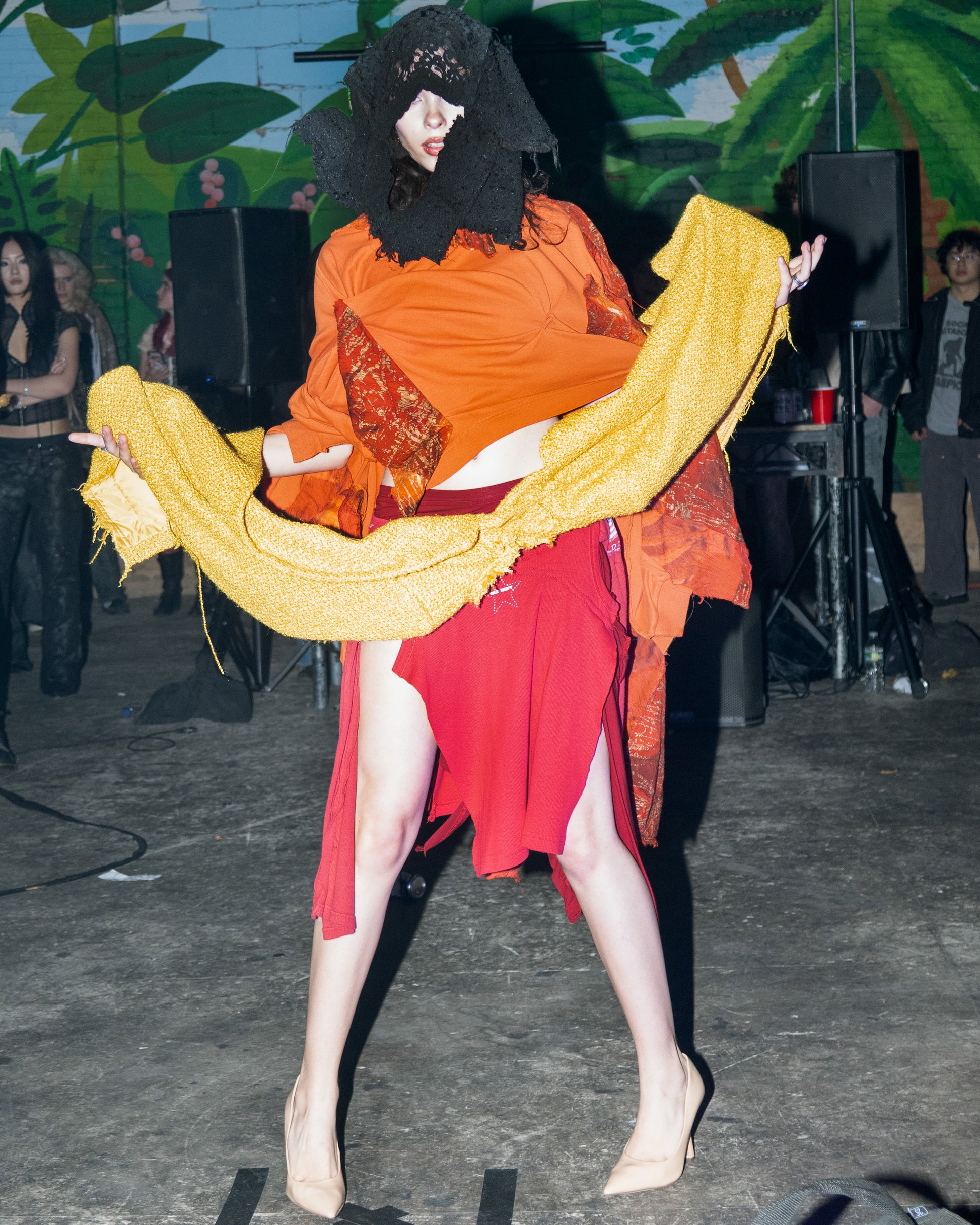 "LORD OF FRENZIED FLAME" MASK, PONCHO, SASH, AND SKIRT