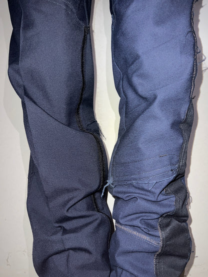 DECONSTRUCTED COMBAT PANT IN POLICE NAVY BLUE