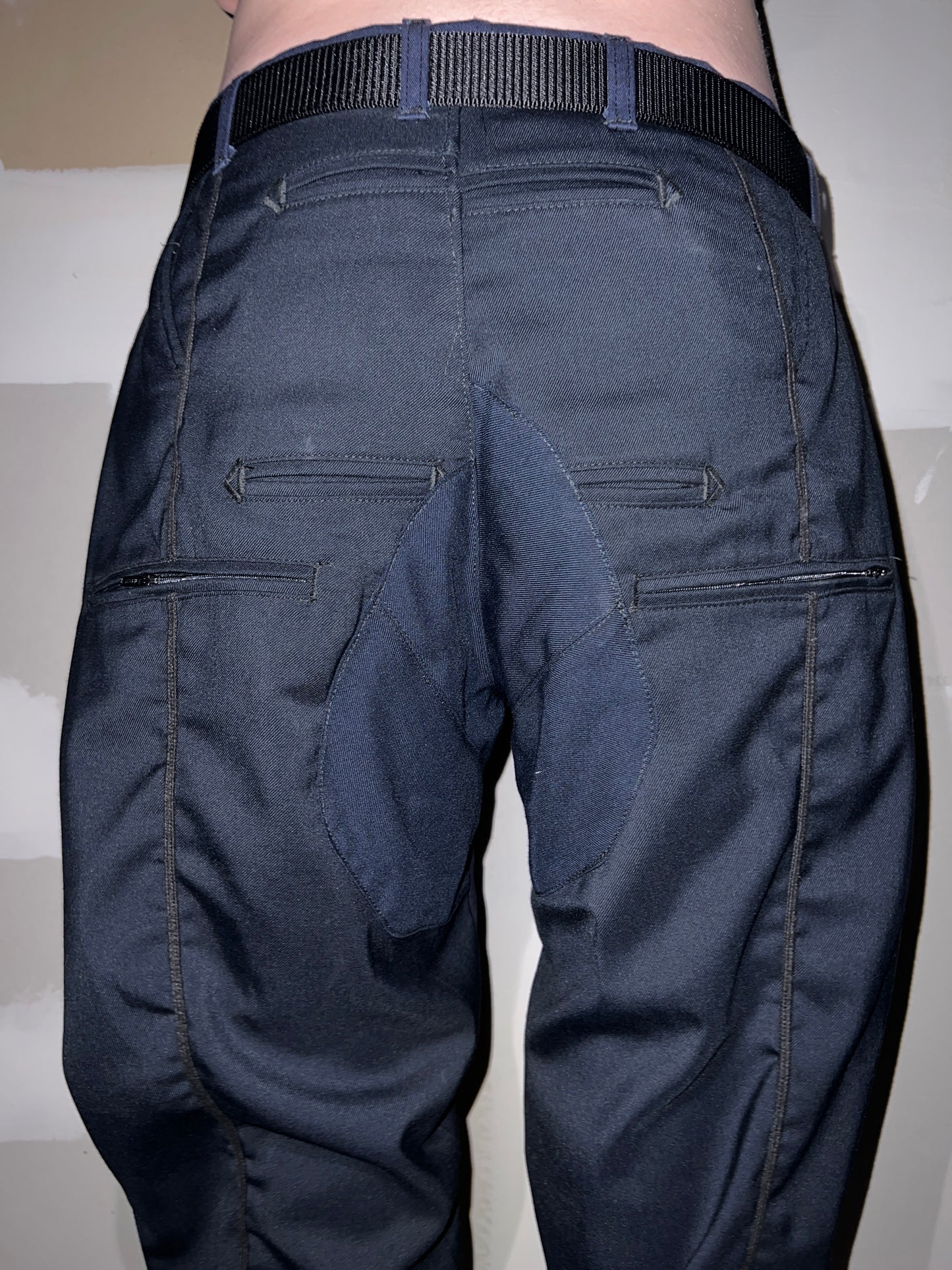 DECONSTRUCTED COMBAT PANT IN POLICE NAVY BLUE