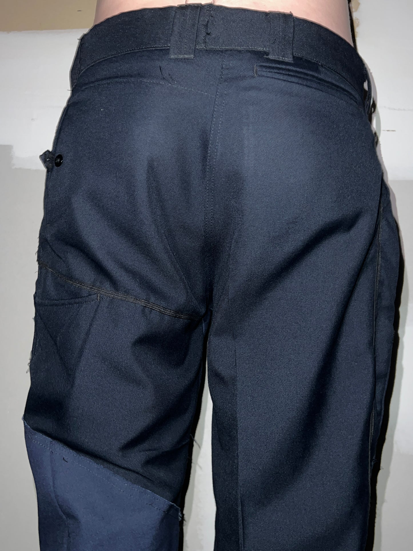 DECONSTRUCTED COMBAT PANT IN POLICE NAVY BLUE