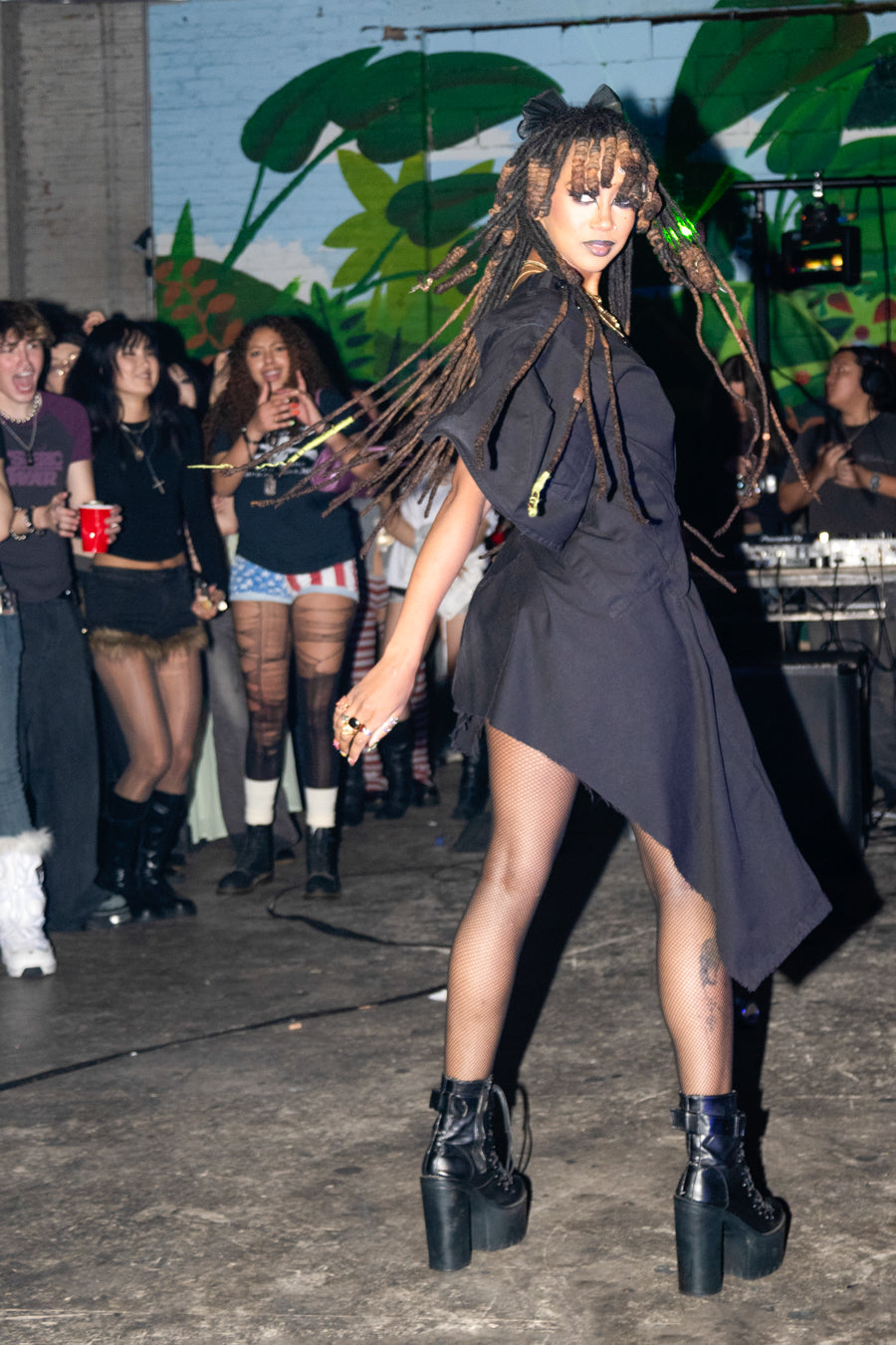 "BLACK BLADE" DRESS