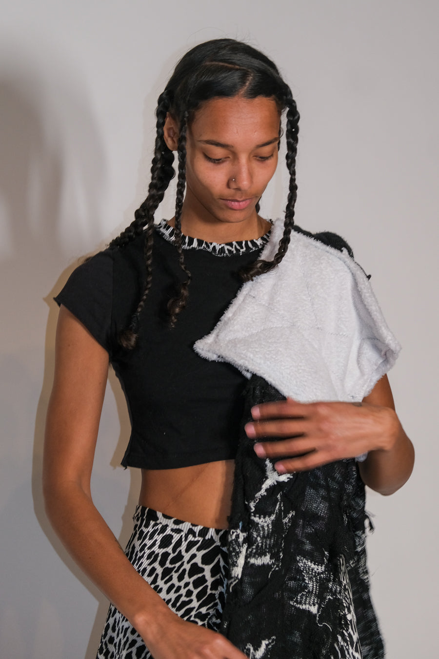 "NATURAL BORN" SCARF, TOP, AND SKIRT