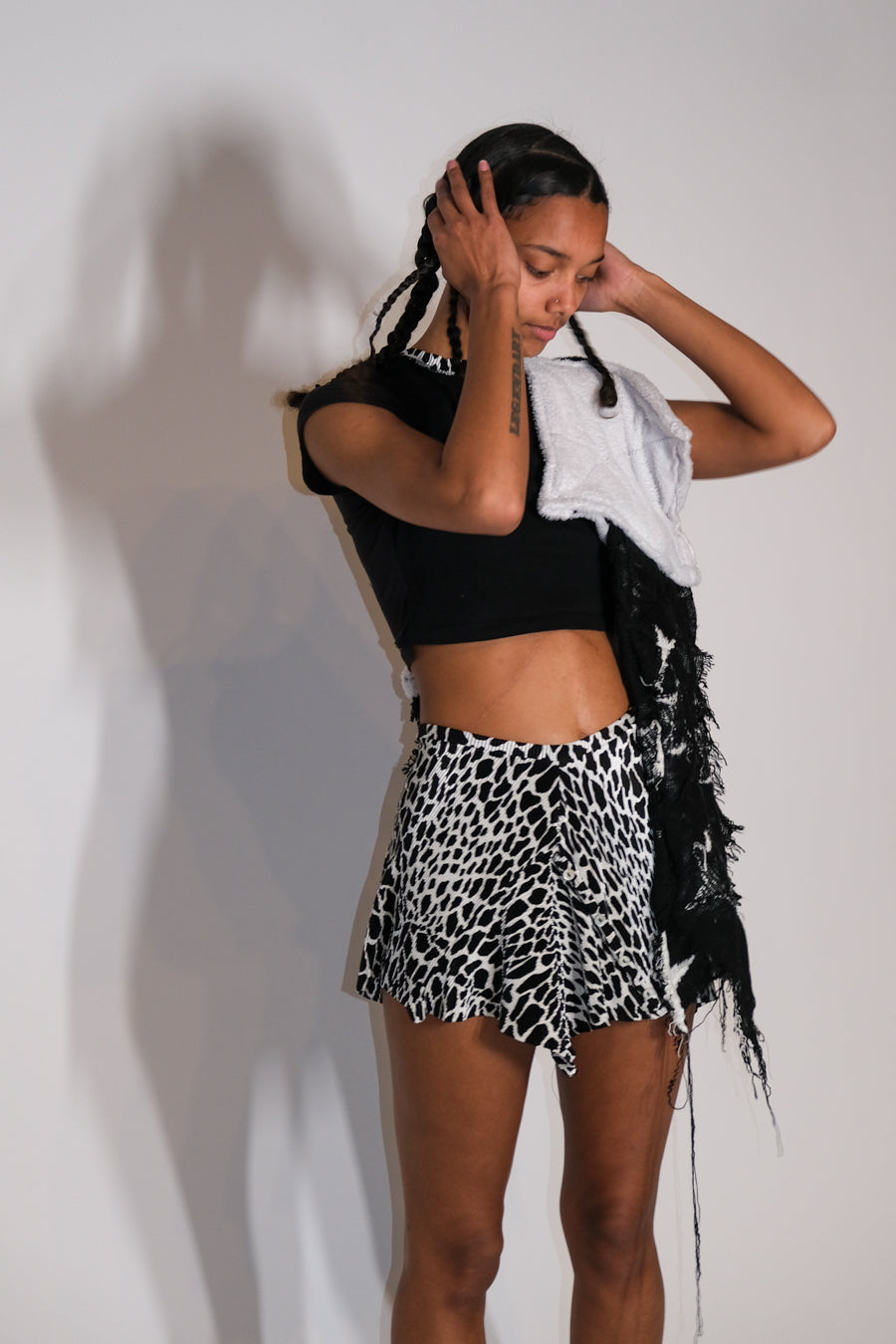 "NATURAL BORN" SCARF, TOP, AND SKIRT