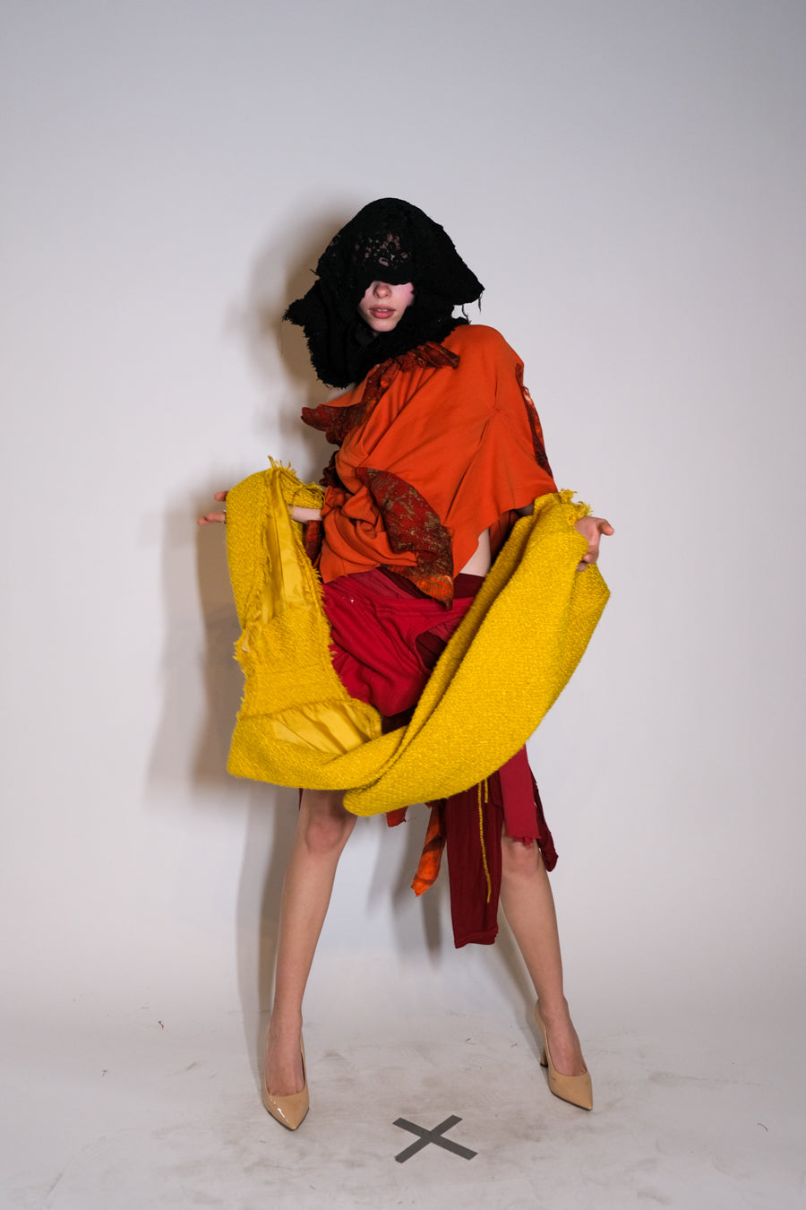 "LORD OF FRENZIED FLAME" MASK, PONCHO, SASH, AND SKIRT