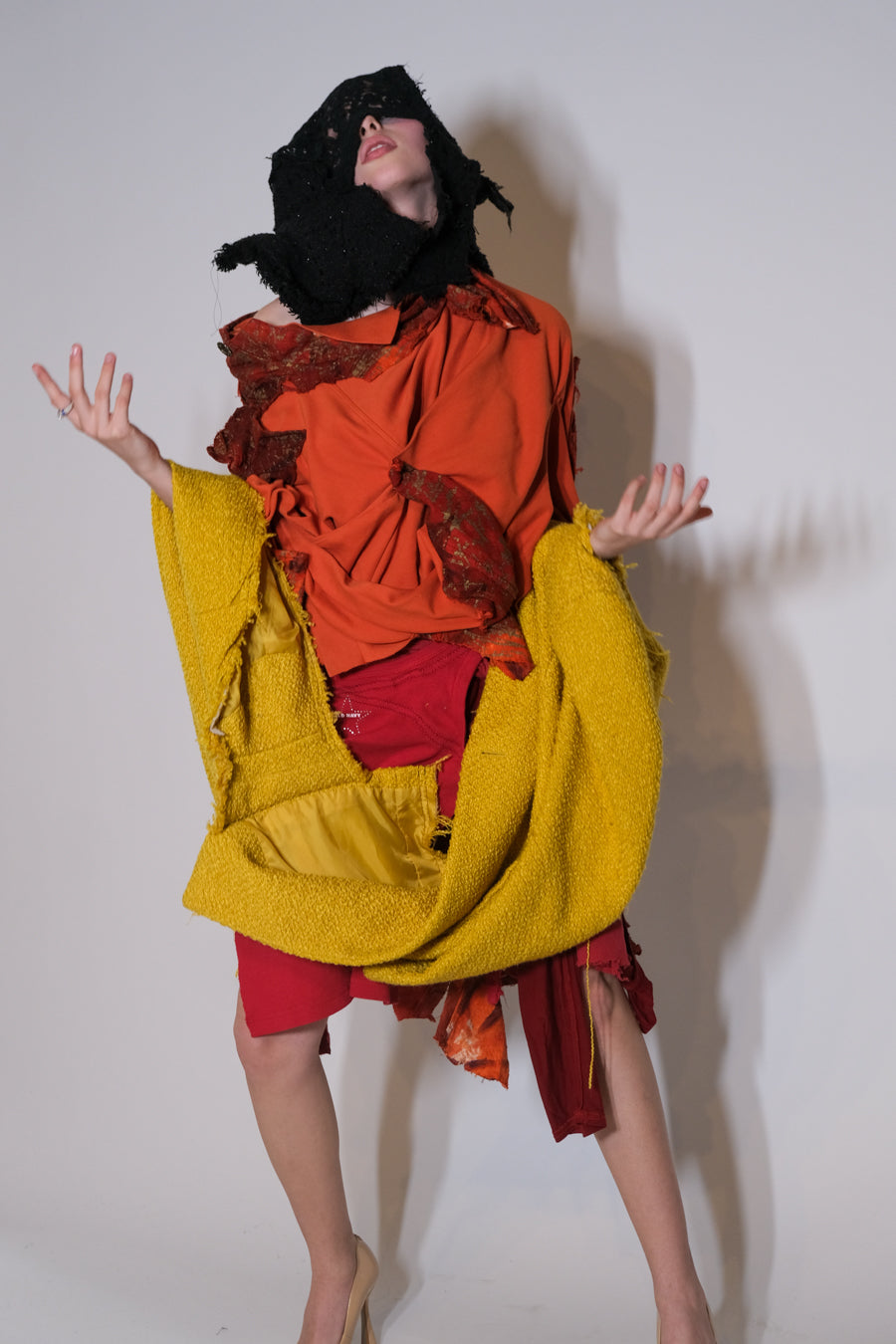 "LORD OF FRENZIED FLAME" MASK, PONCHO, SASH, AND SKIRT