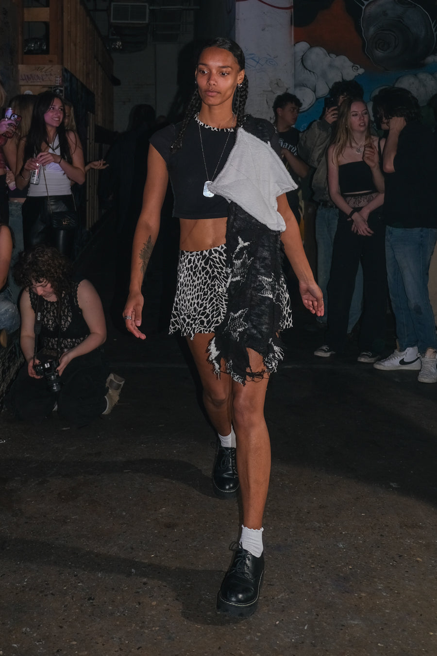 "NATURAL BORN" SCARF, TOP, AND SKIRT
