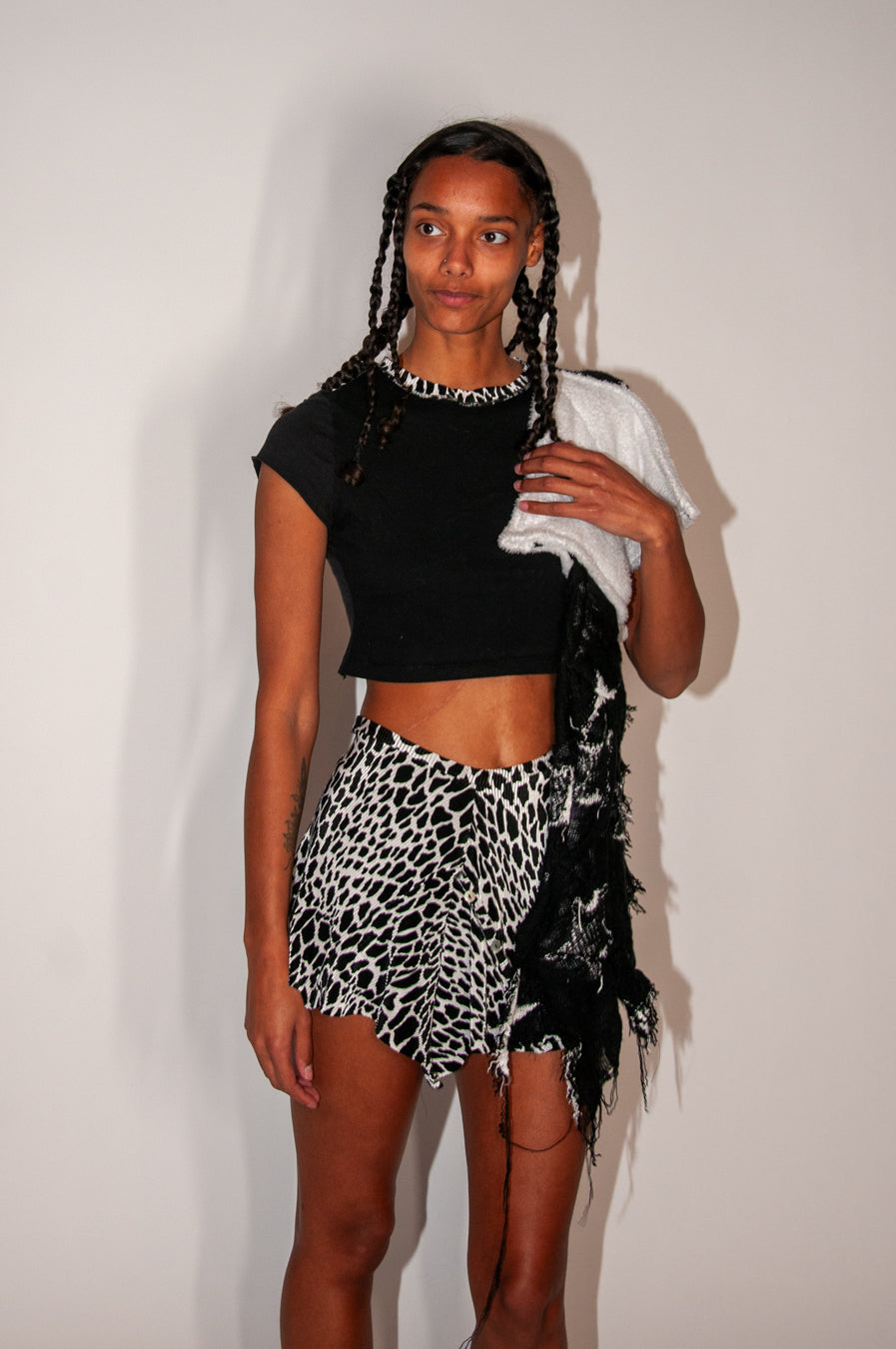 "NATURAL BORN" SCARF, TOP, AND SKIRT