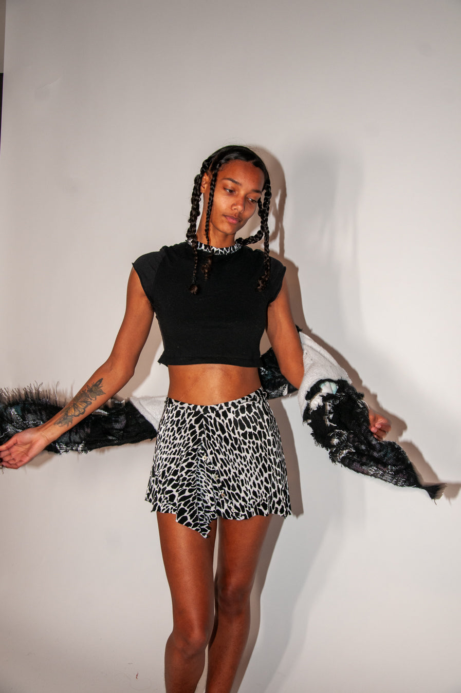 "NATURAL BORN" SCARF, TOP, AND SKIRT