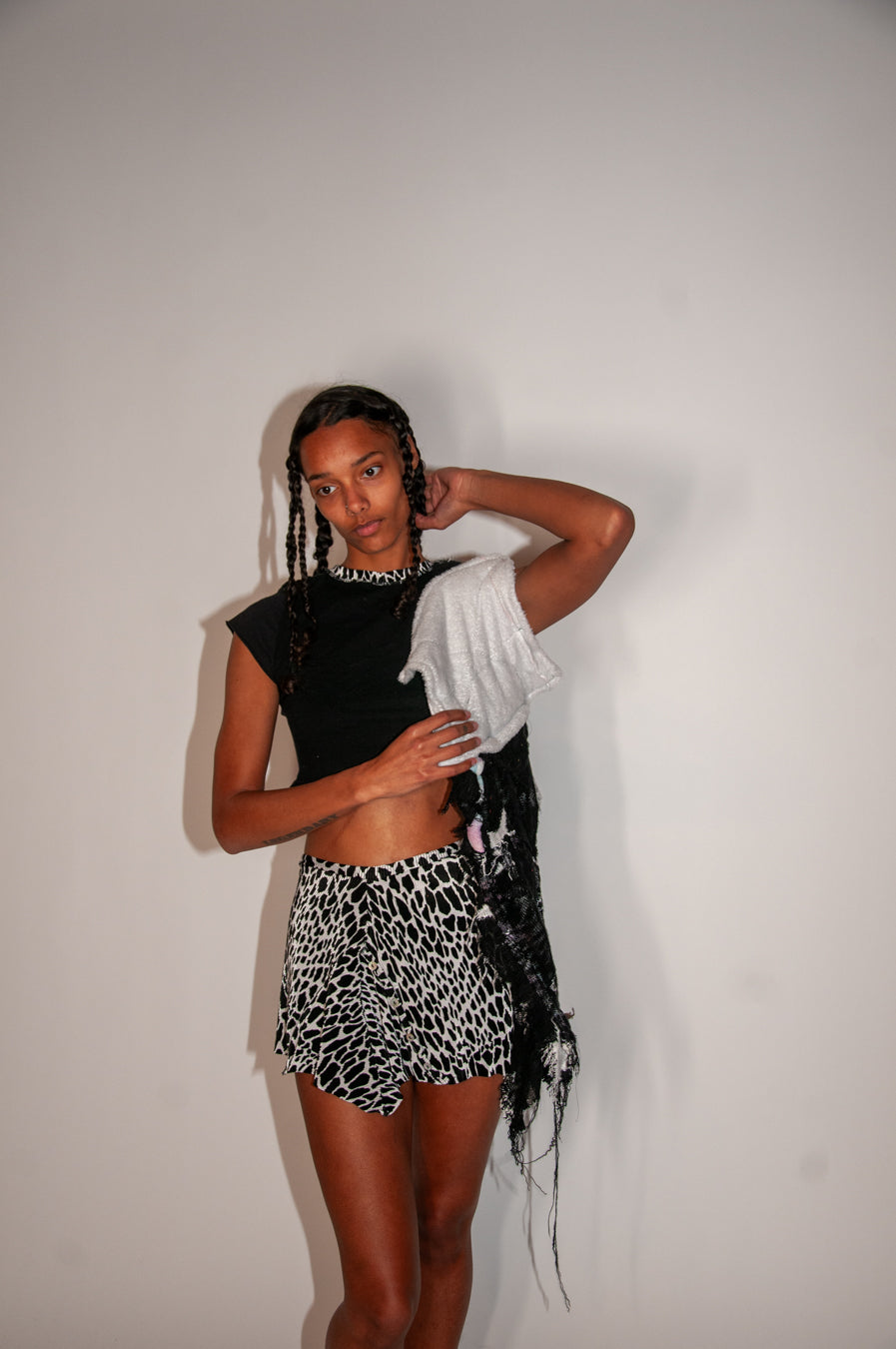 "NATURAL BORN" SCARF, TOP, AND SKIRT